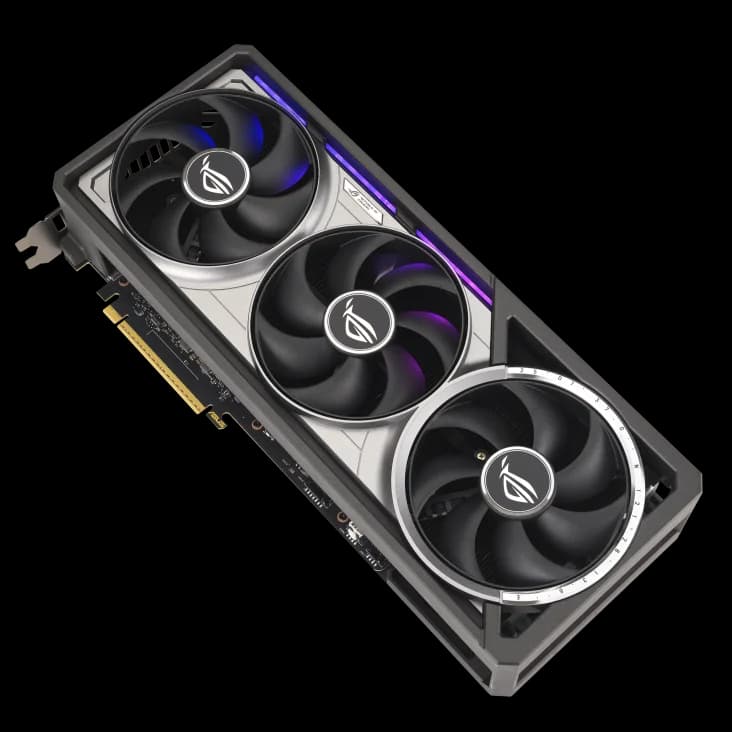 ASUS ROG Astral GeForce RTX 5090 32GB GDDR7 OC Edition — вид спереди под углом
